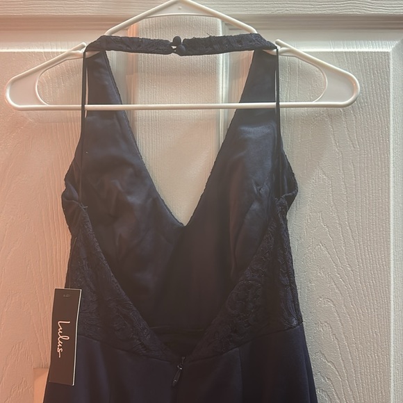 Gorgeous Navy Blue Lulus Gown - Picture 5 of 7